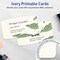 Avery Printable Arched Rectangle Business Cards, Sure Feed Technology, 2" x 3-1/2", Matte Ivory Cardstock, Print-to-The-Edge, Laser/Inkjet Printable, 80 Total